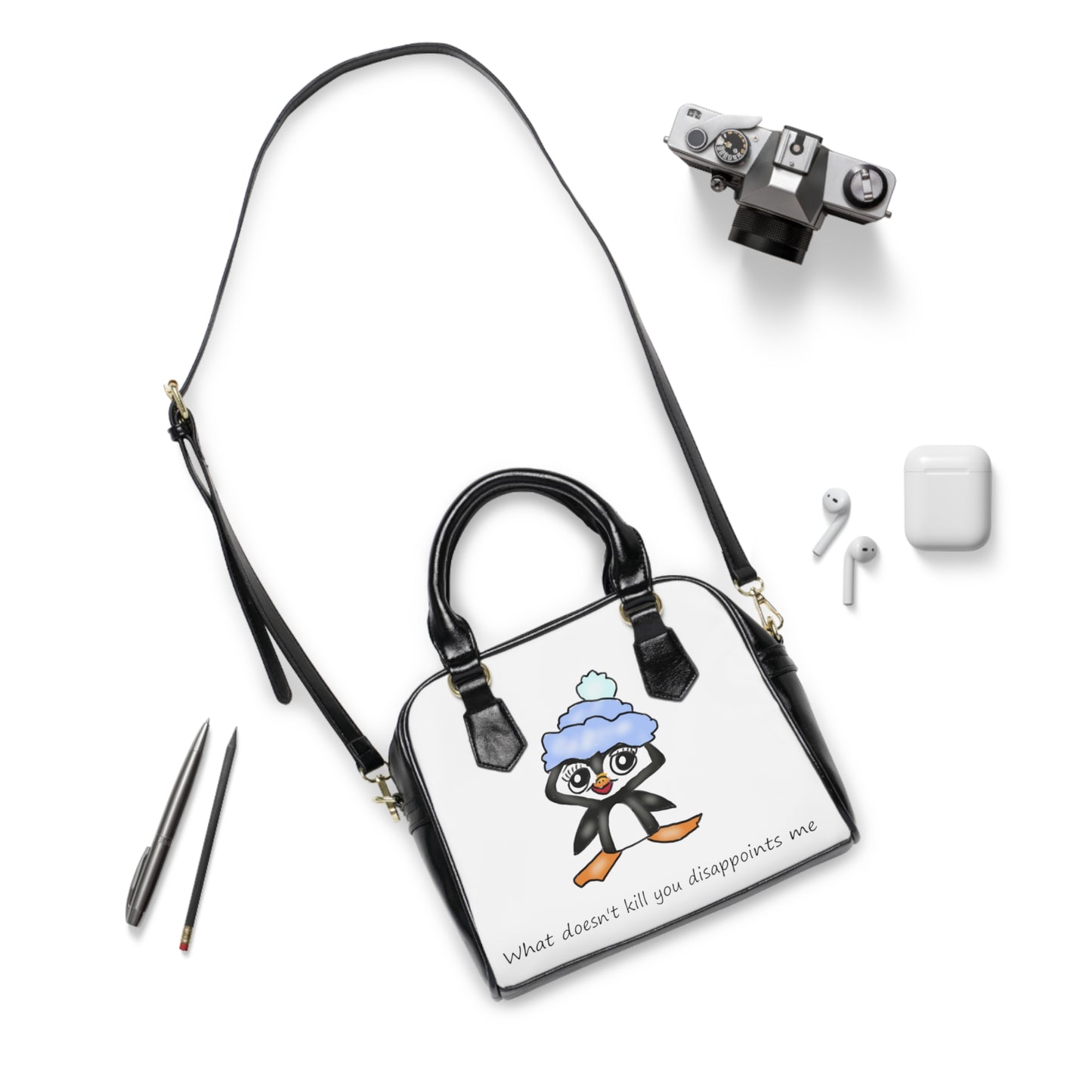 Sassy penguin Shoulder Handbag