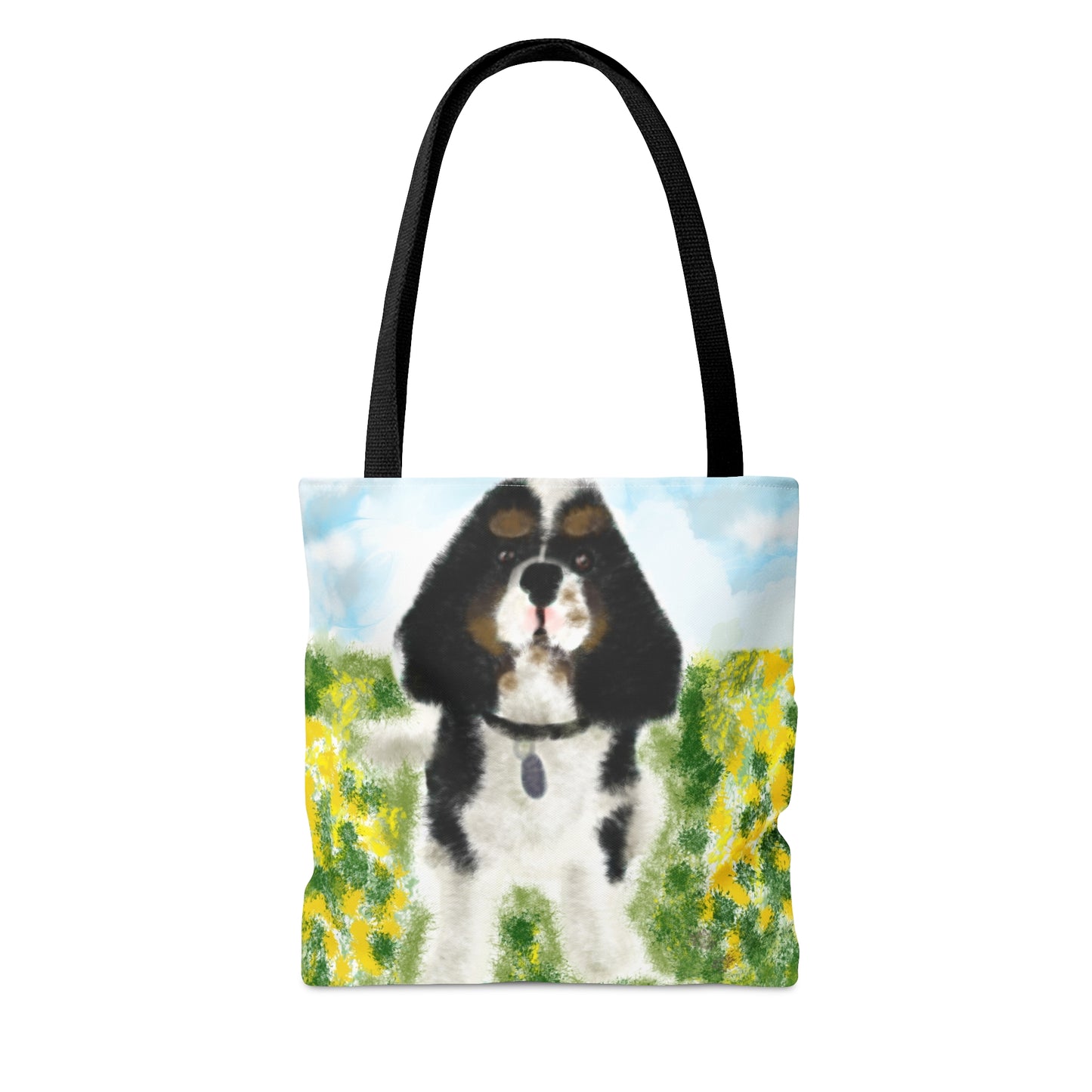 St Charles dog art Tote Bag