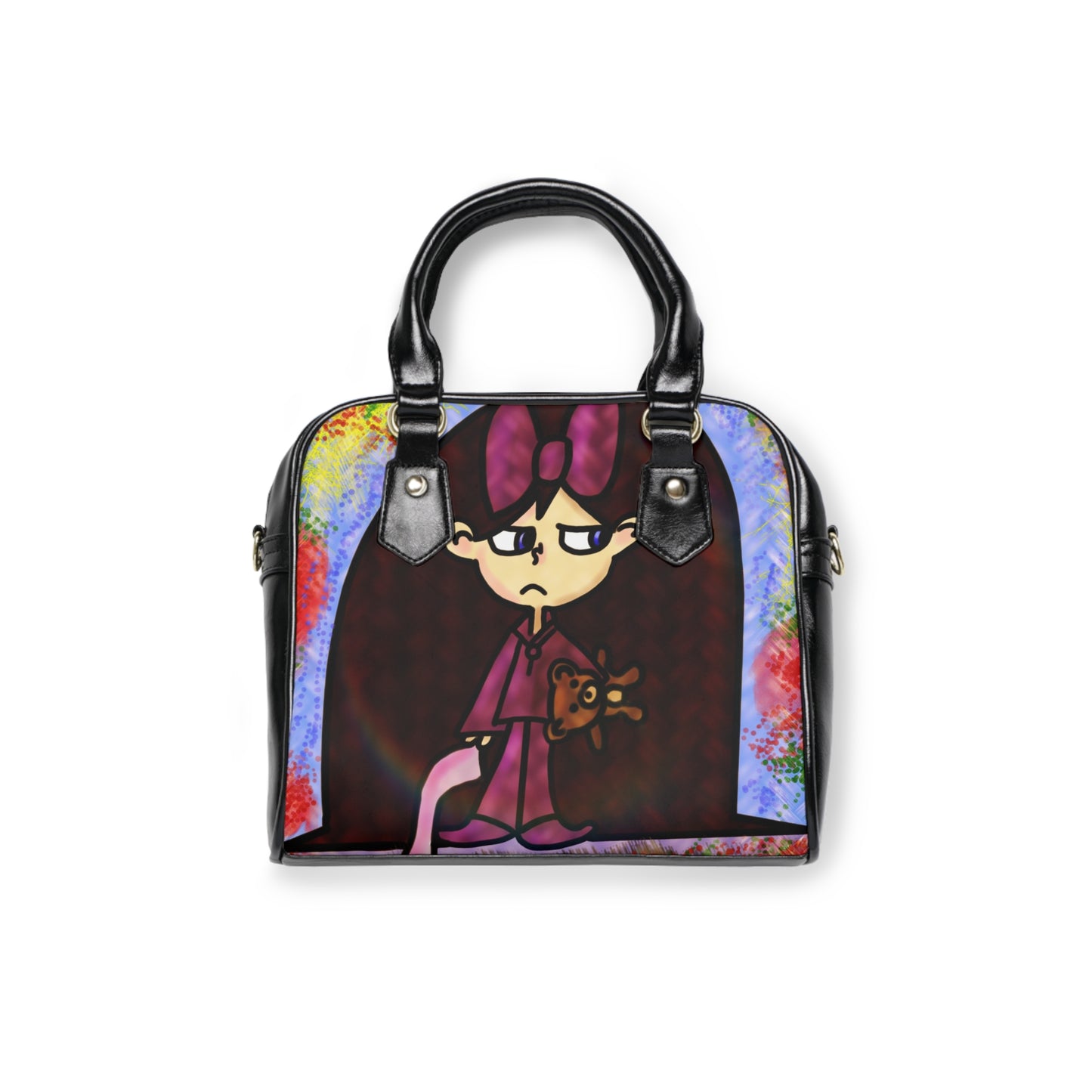 I don't want to sleep art Shoulder Handbag