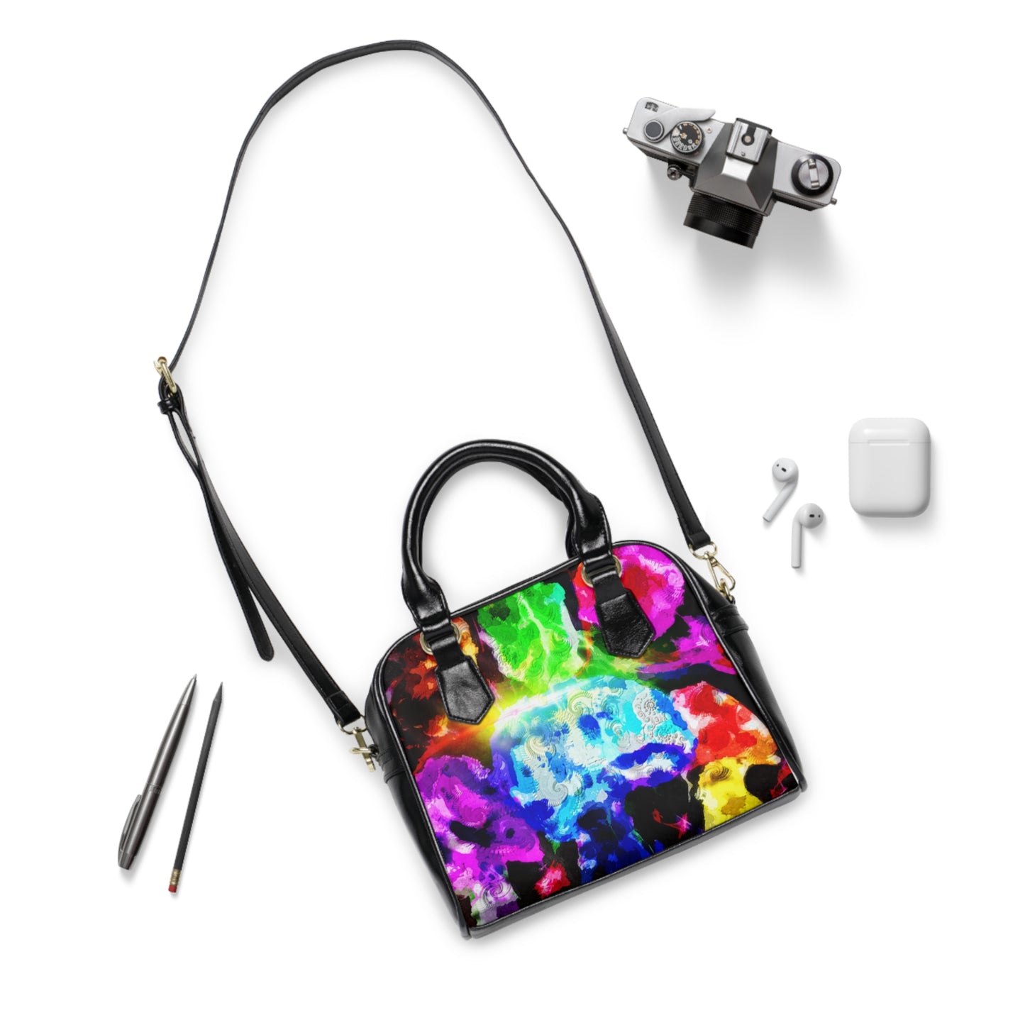 Electric mushroom Shoulder Handbag