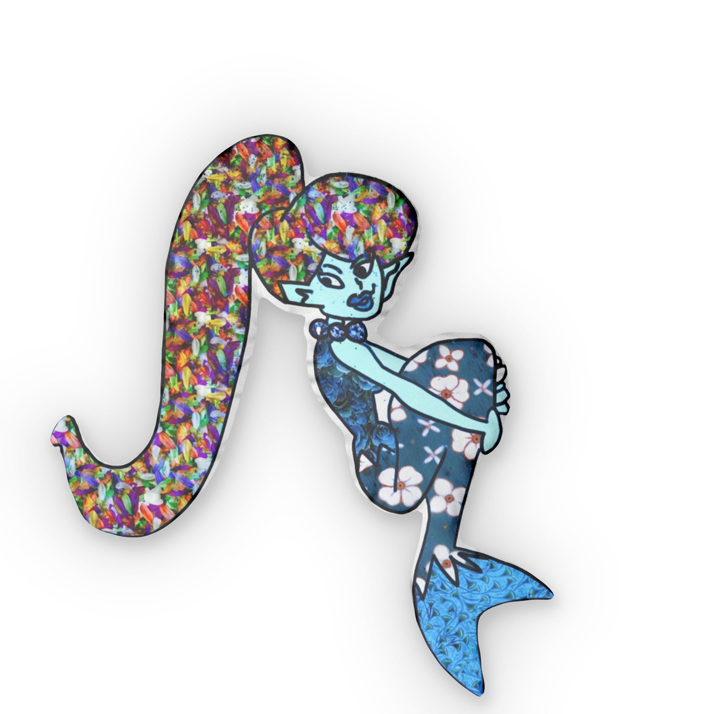 Mermaid art custom shaped