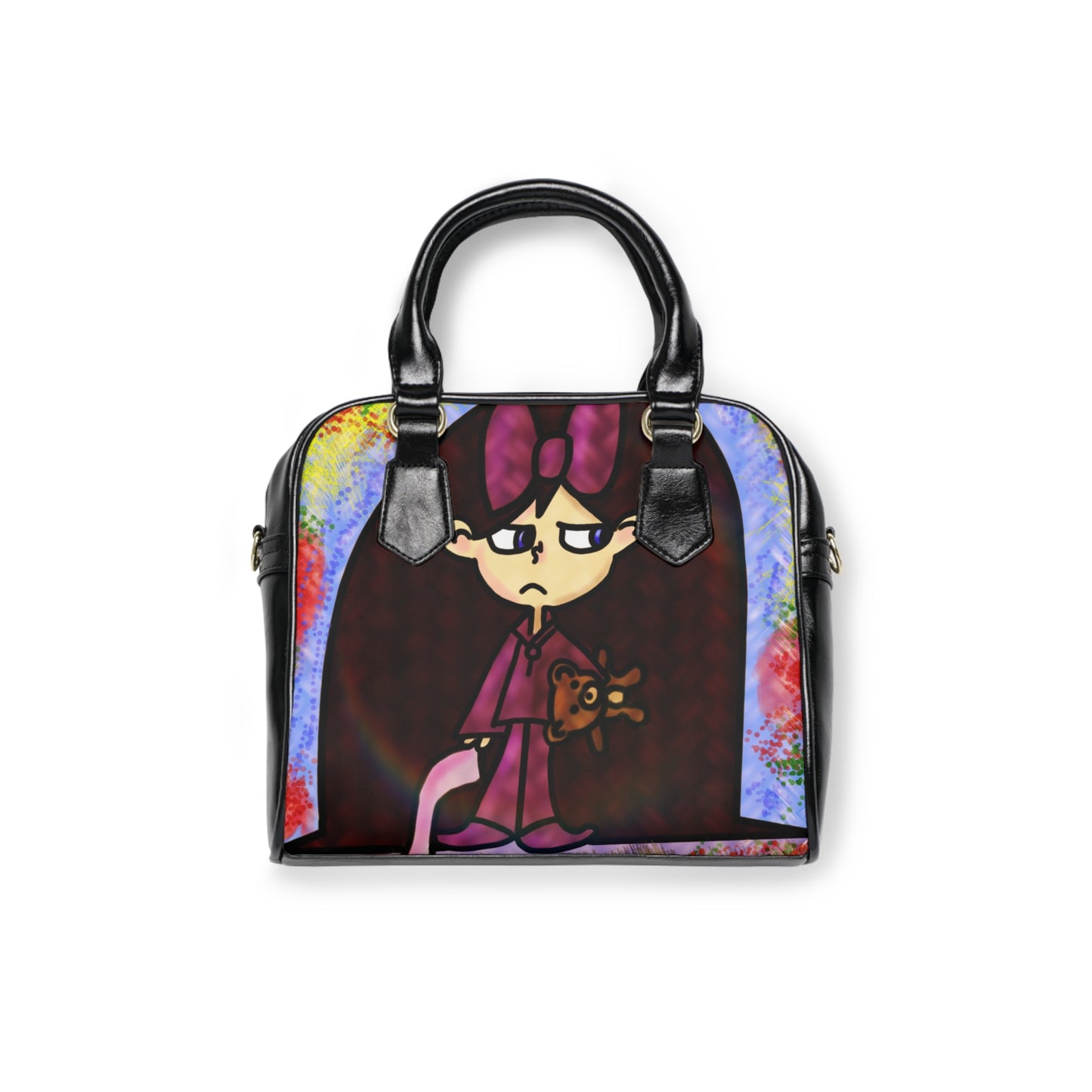 I don't want to sleep art Shoulder Handbag