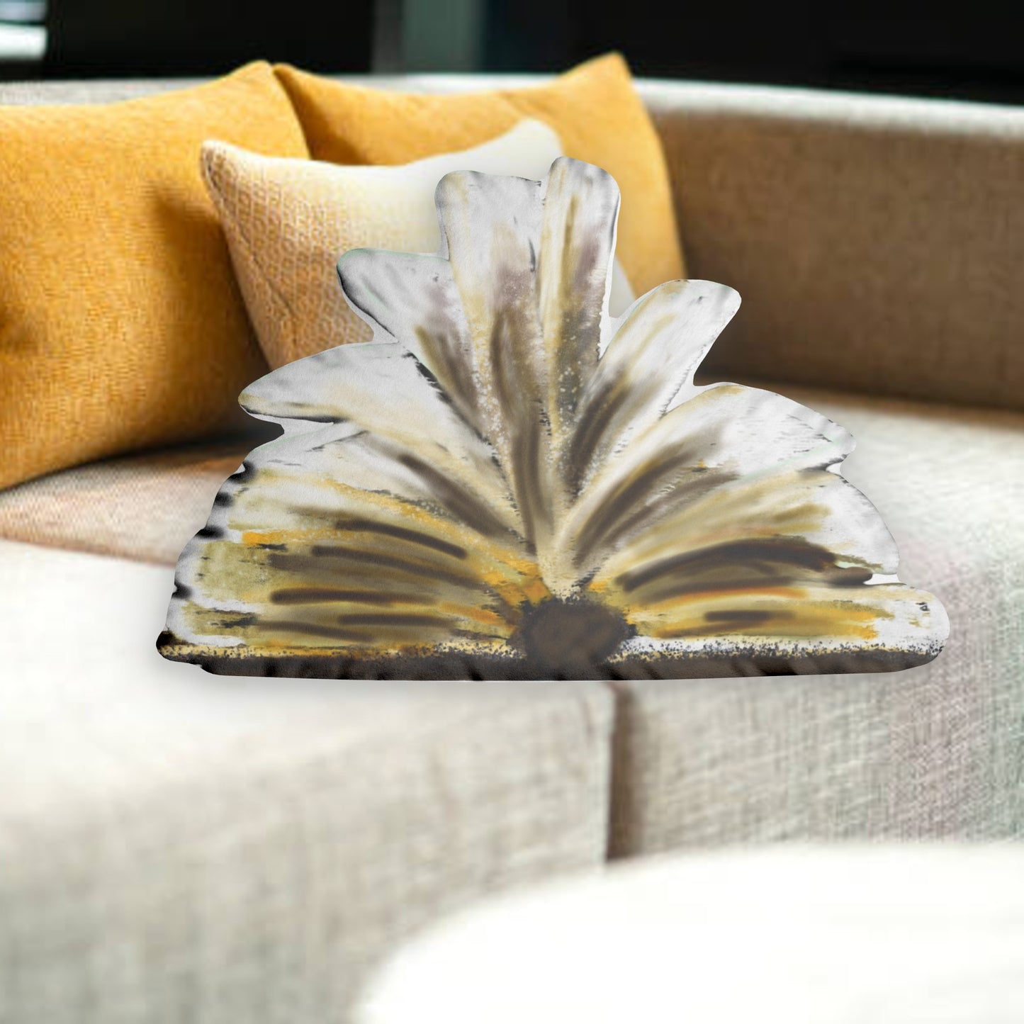 Fantasy book custom shape pillow