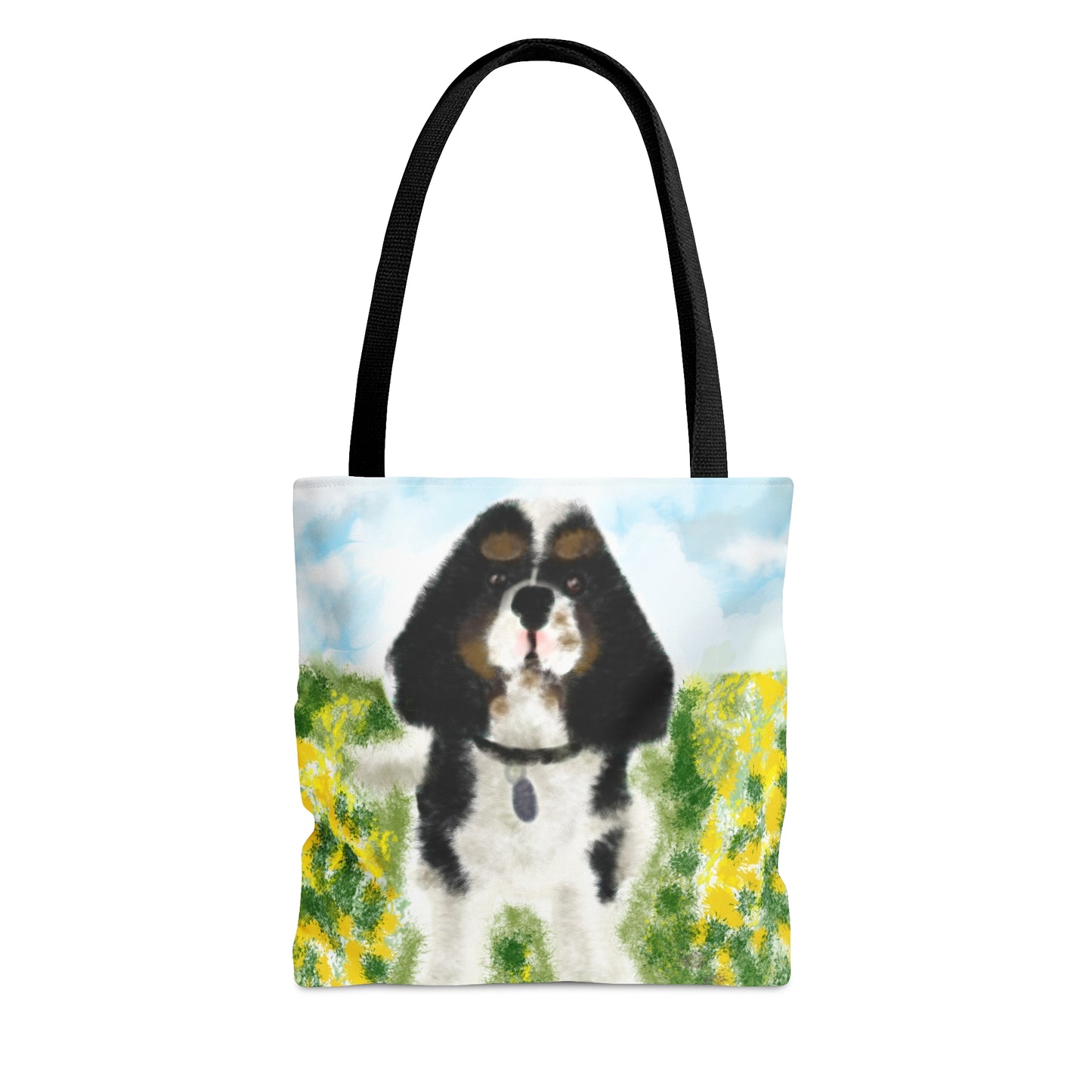 St Charles dog art Tote Bag