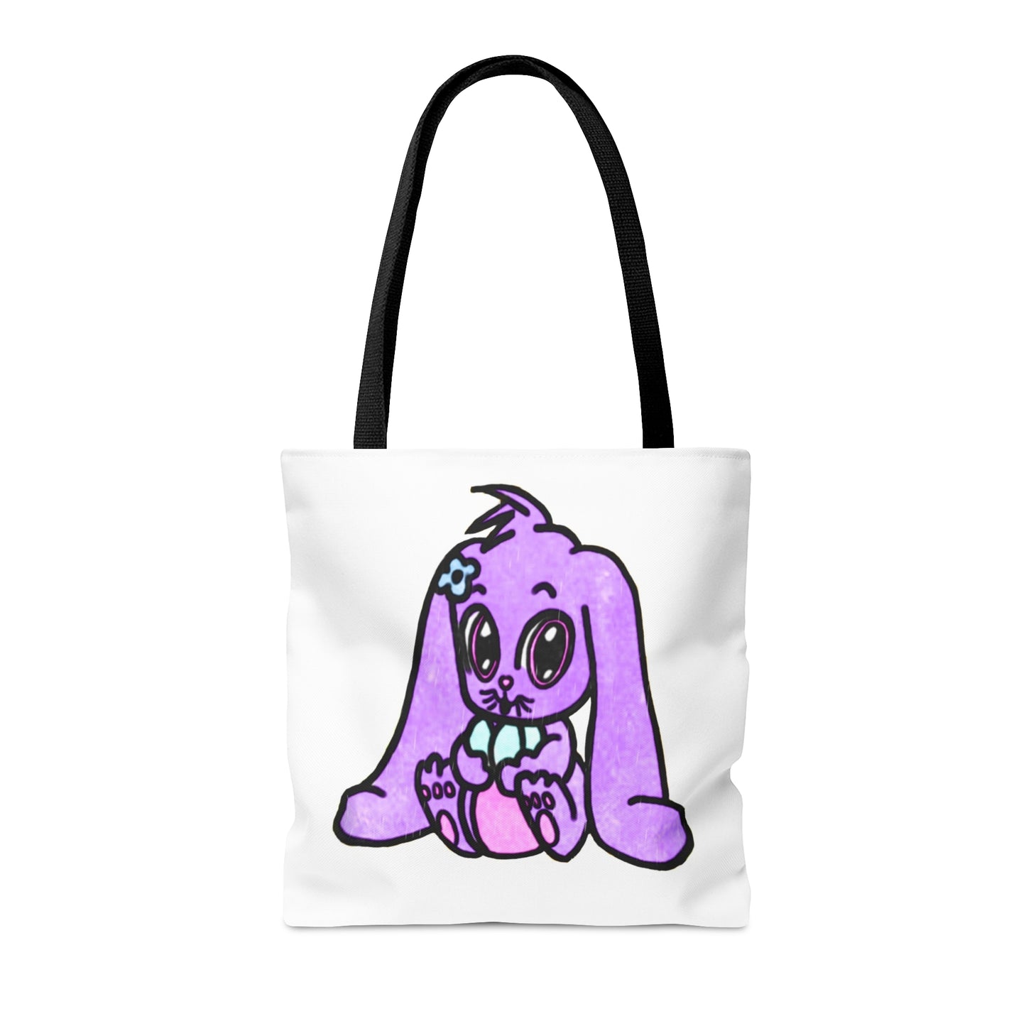 Cute cartoon bunny art Tote Bag