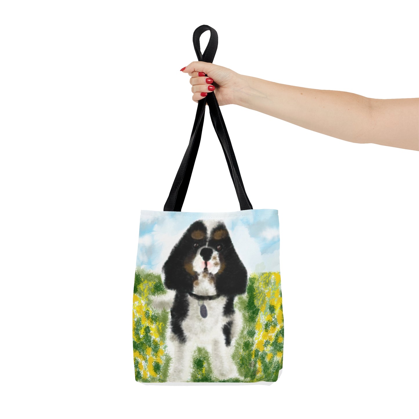 St Charles dog art Tote Bag
