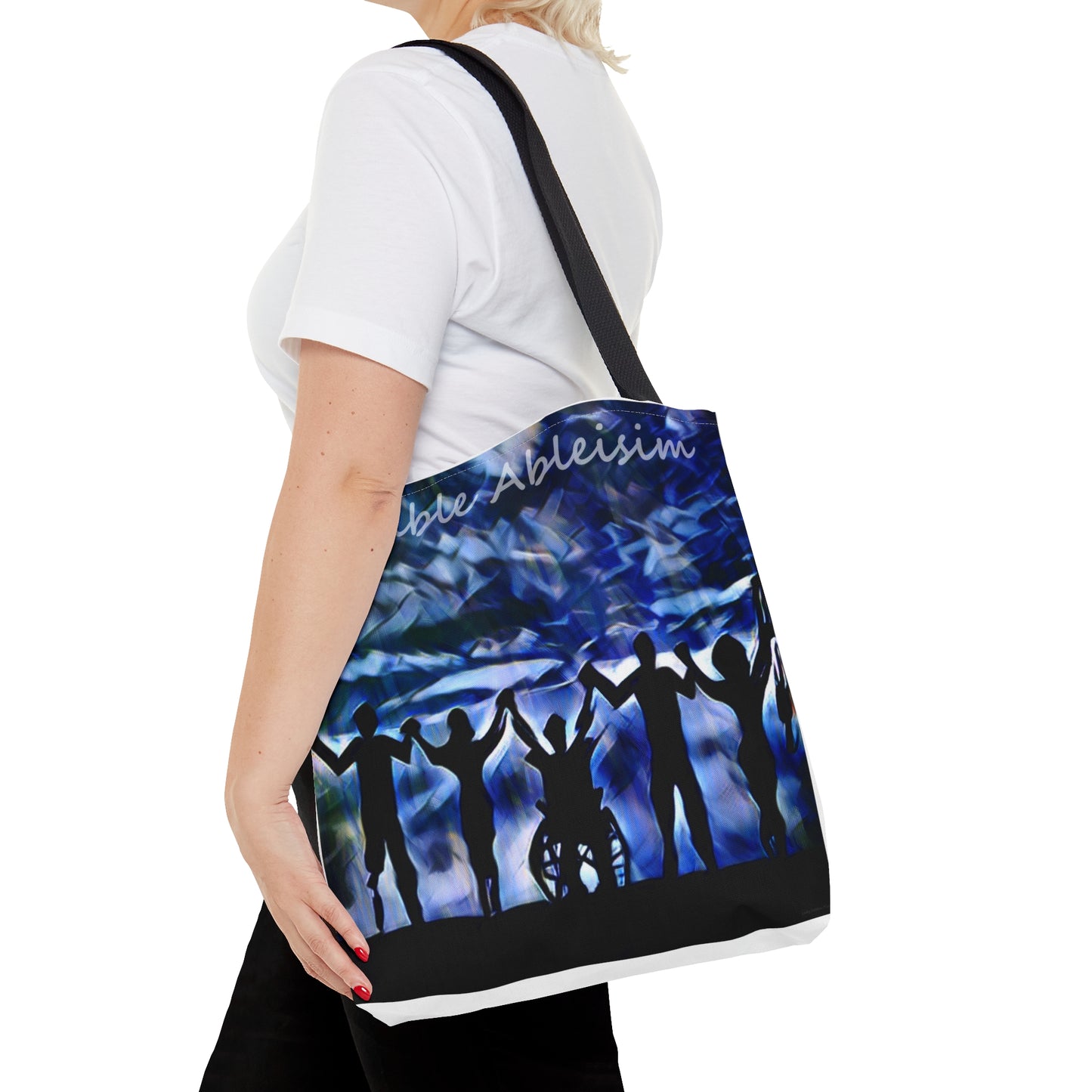 Disable ableism art Tote Bag (AOP)
