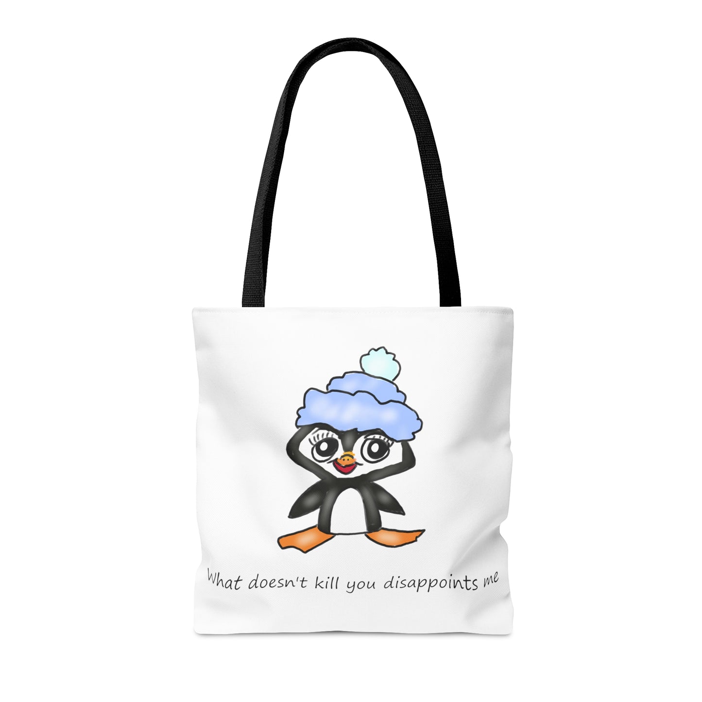 Sassy penguin art Tote Bag