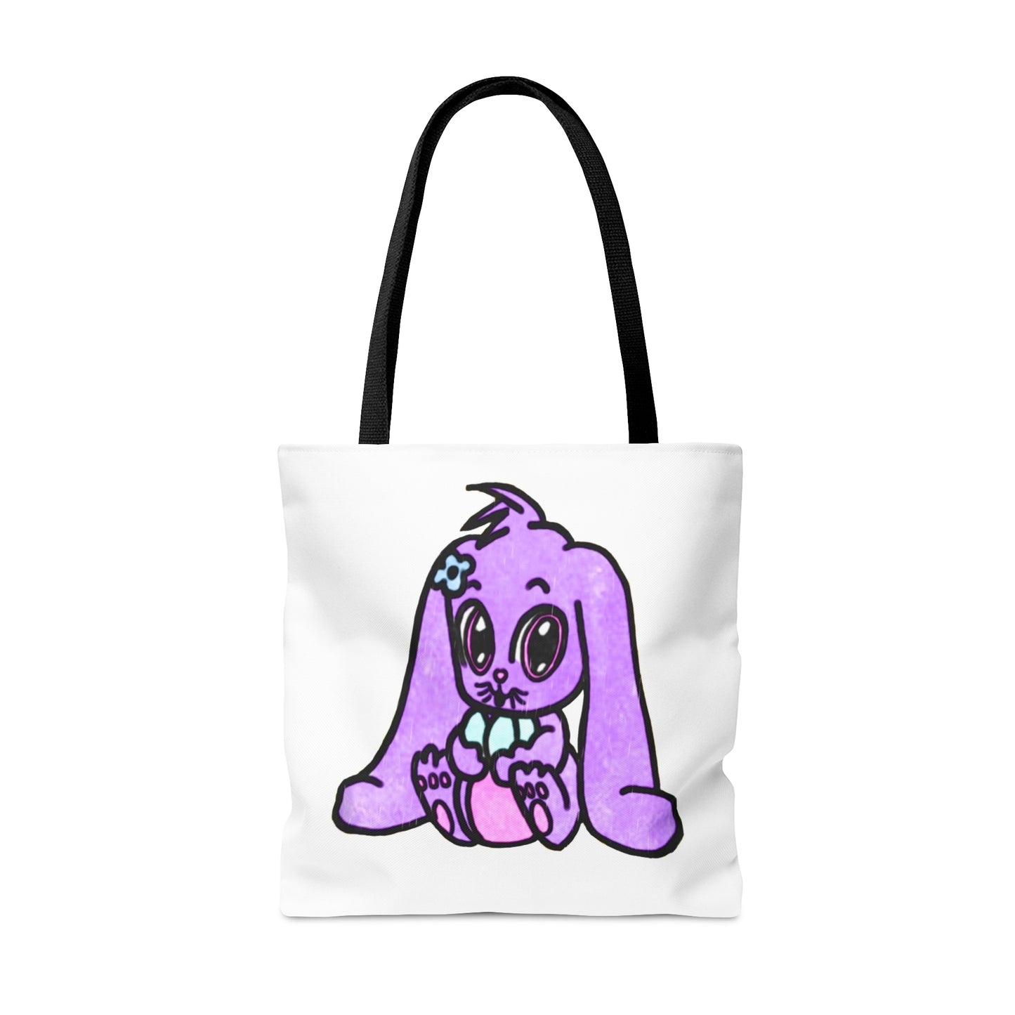 Cute cartoon bunny art Tote Bag