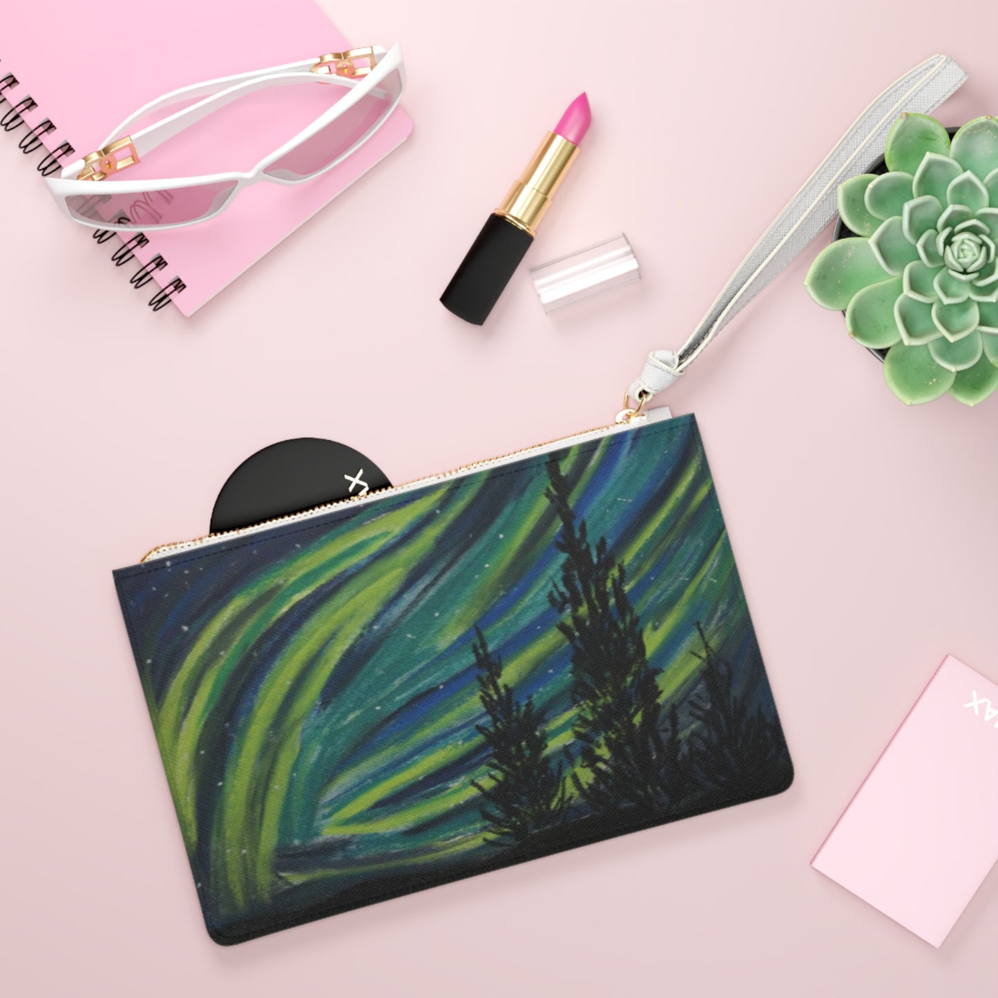 North lights Clutch Bag