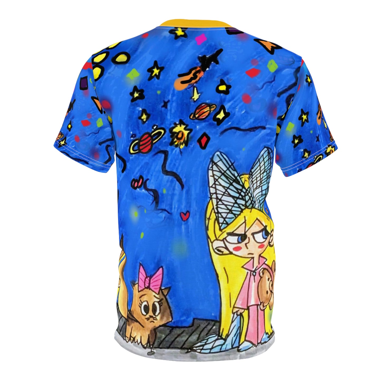 sleepy girl Unisex Cut & Sew Tee (AOP)