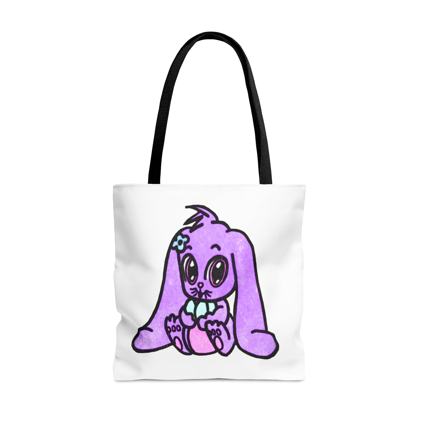 Cute cartoon bunny art Tote Bag