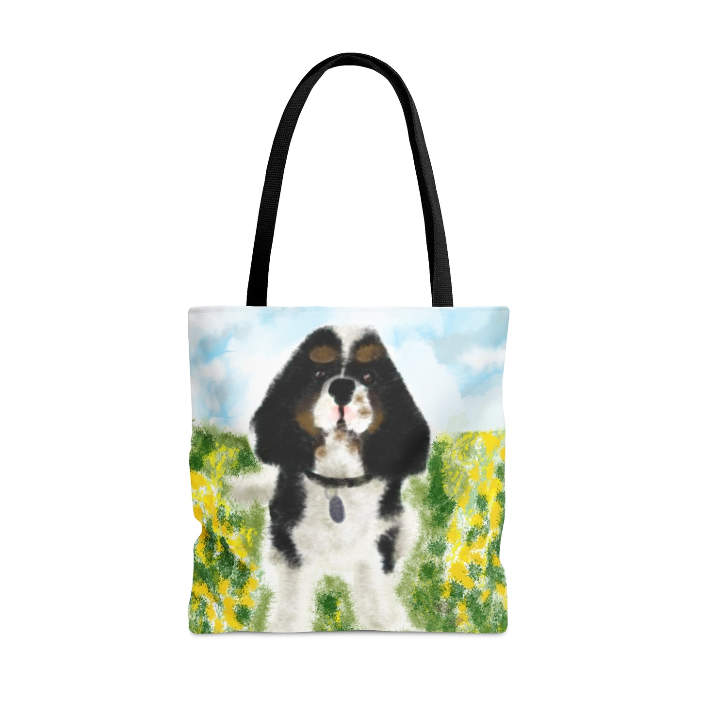 St Charles dog art Tote Bag