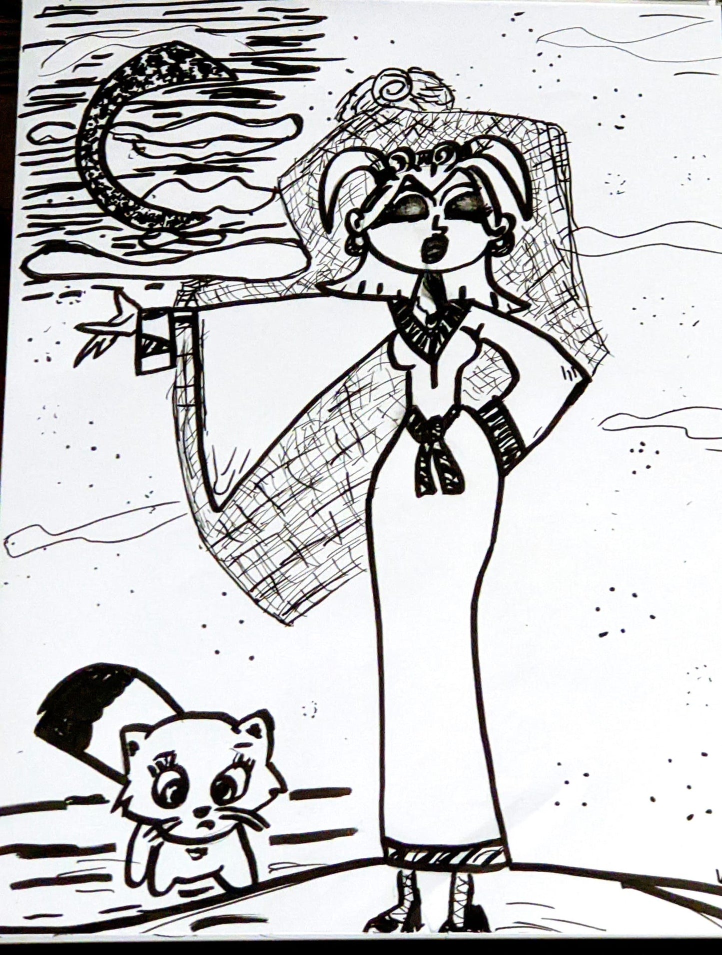 Traditional pen and ink commissions