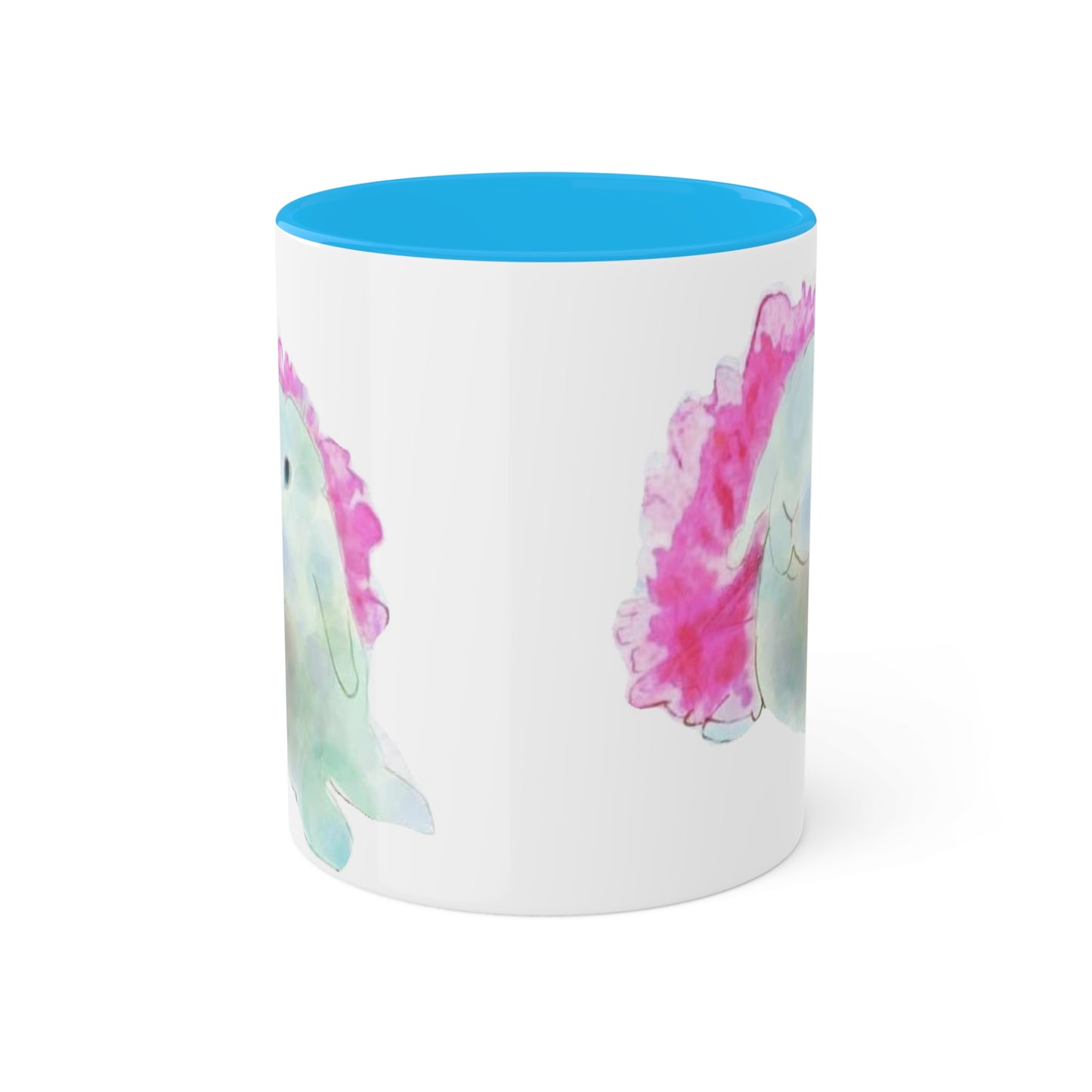 White ballerina bunny artwork Mugs, 11oz