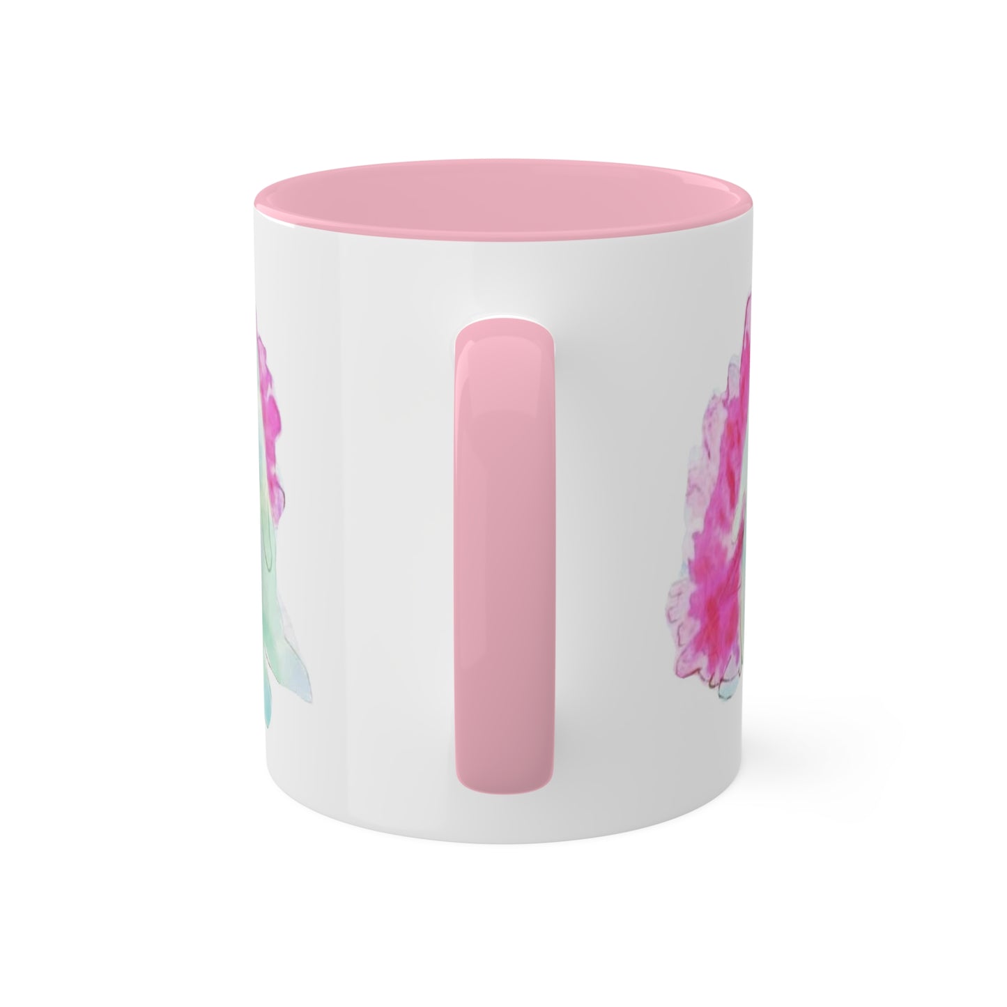 White ballerina bunny artwork Mugs, 11oz