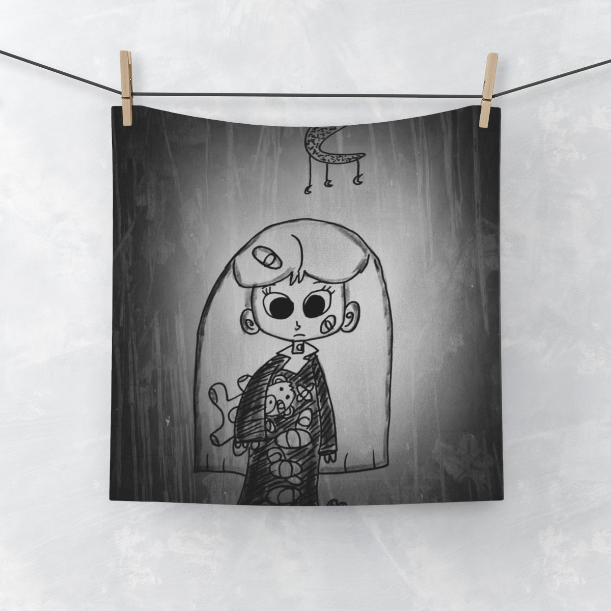 Sleepy child Face Towel
