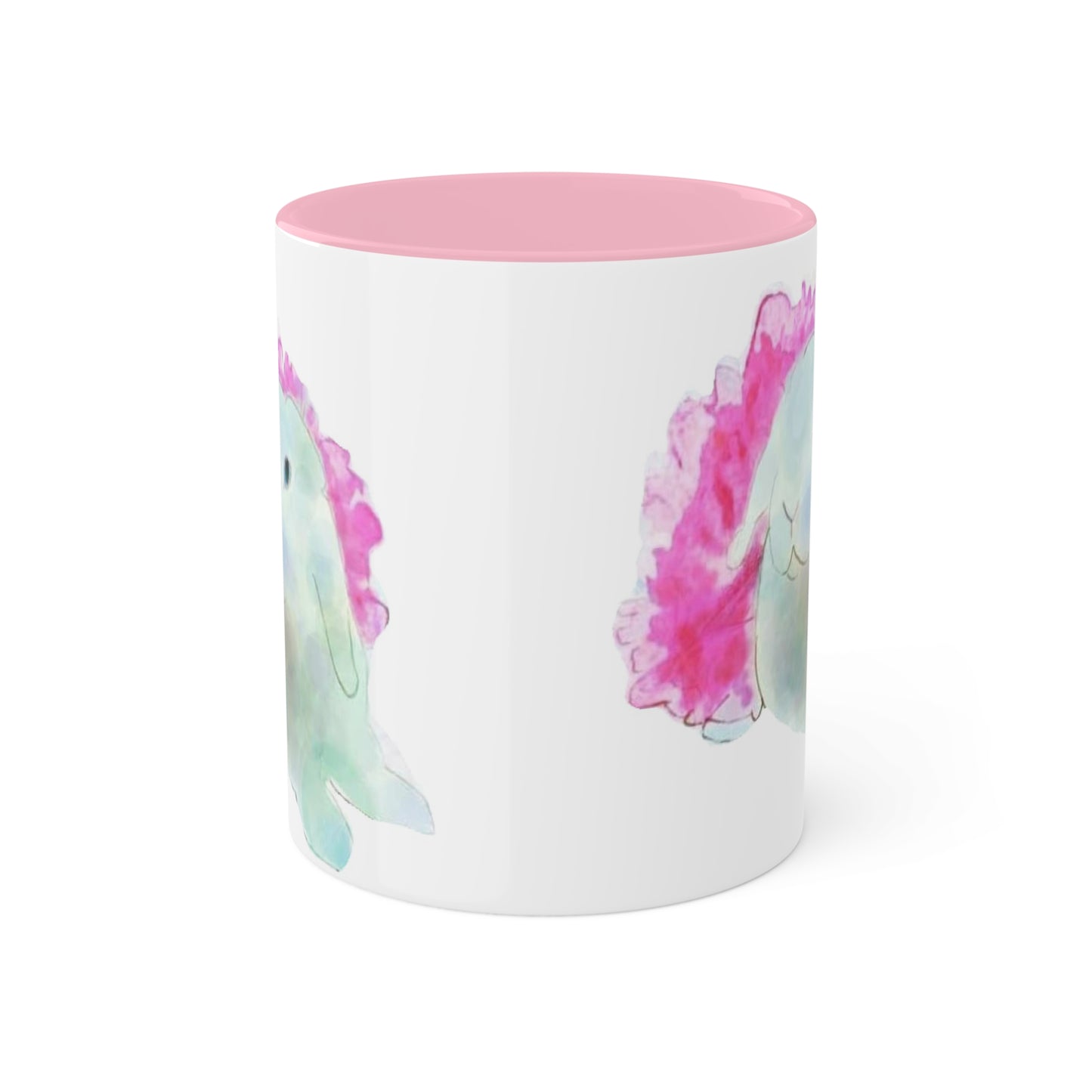 White ballerina bunny artwork Mugs, 11oz