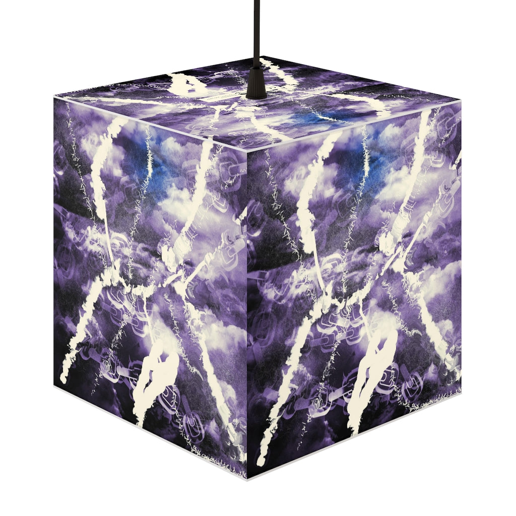 Monochromatic lightening art light cube lamp