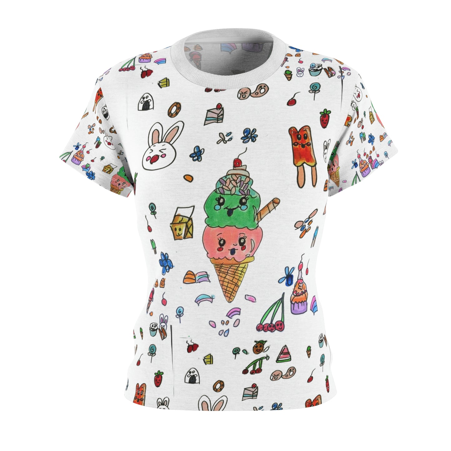 ice cream art Tee (AOP)