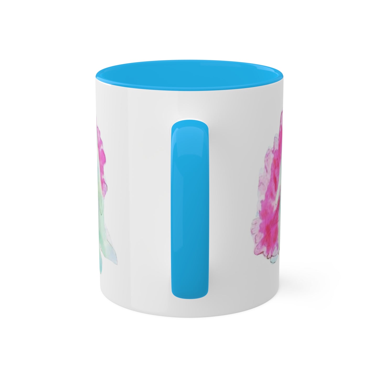 White ballerina bunny artwork Mugs, 11oz