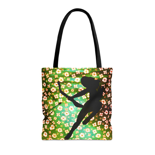 Archer female art tote bag