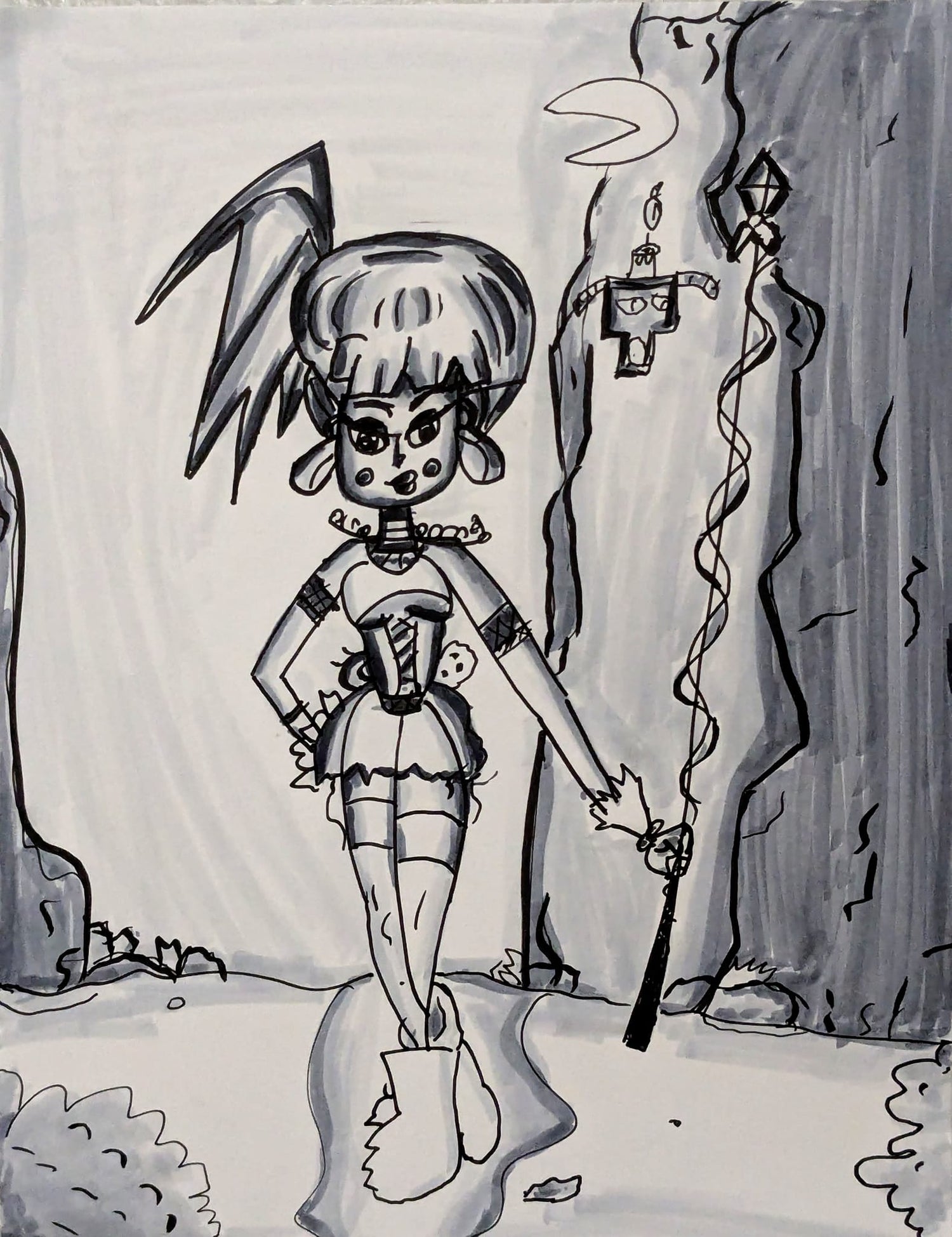 Original pen and ink