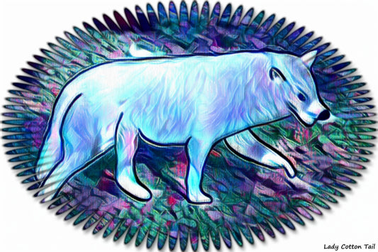 Wolf artwork impressionstic matte prints