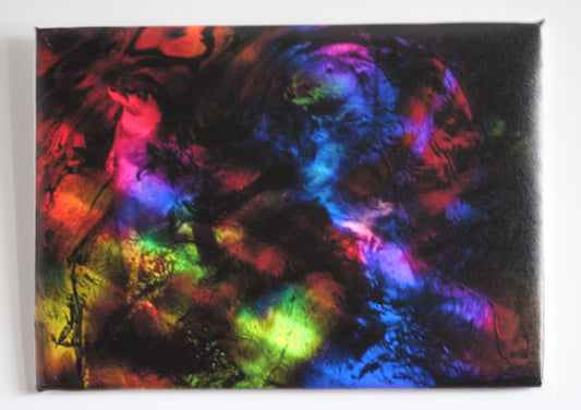 Otters original impressionism art canvas print