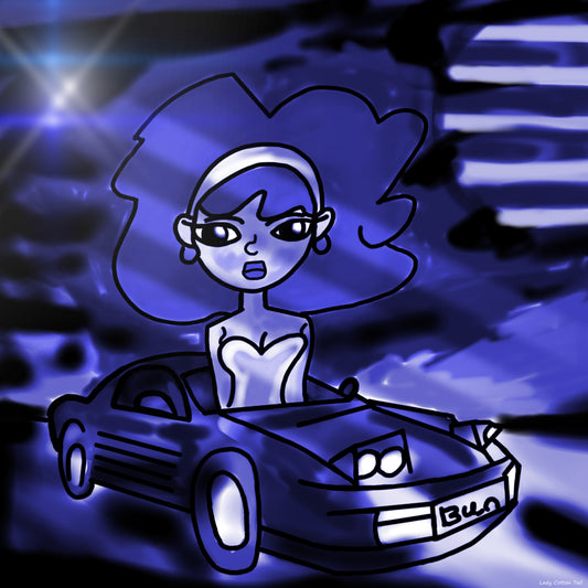 Hot rod retro cutie gloss print